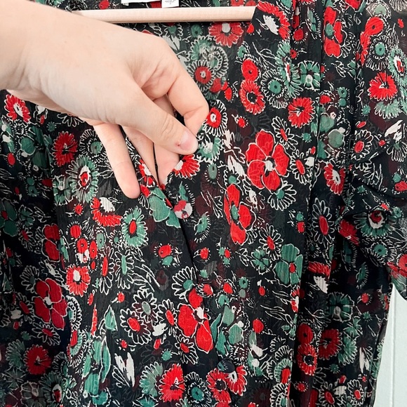 Veronica Beard ‘Cecile’ Ruffled Floral-Print Silk-Chiffon Maxi Dress - Picture 8 of 12